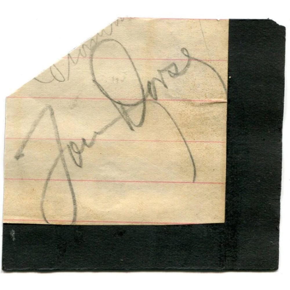 Tommy Dorsey Autographed Cut (1 of 1)
