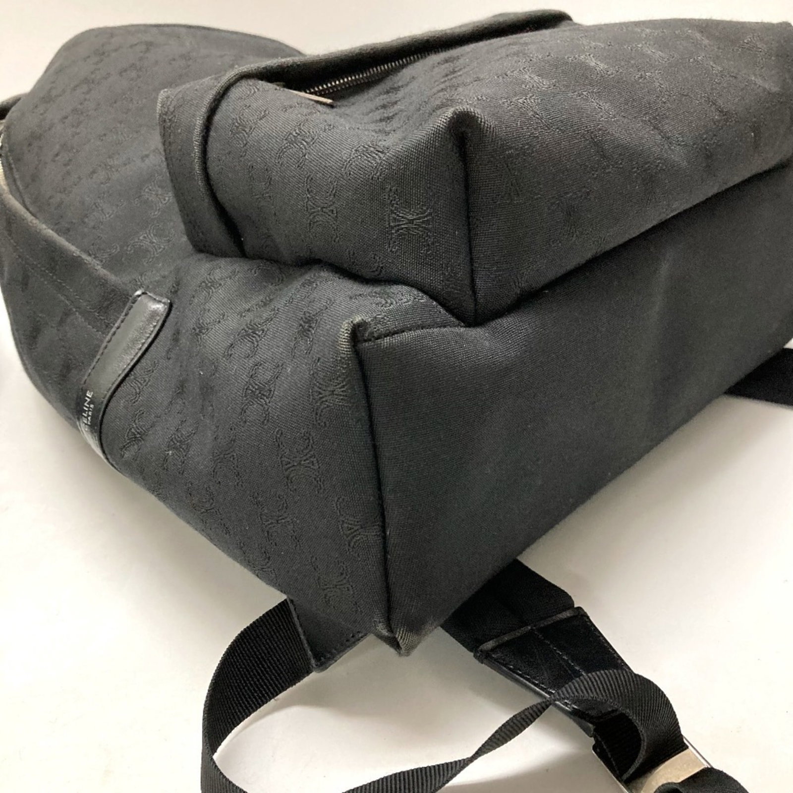 Canvas leather backpack - 6