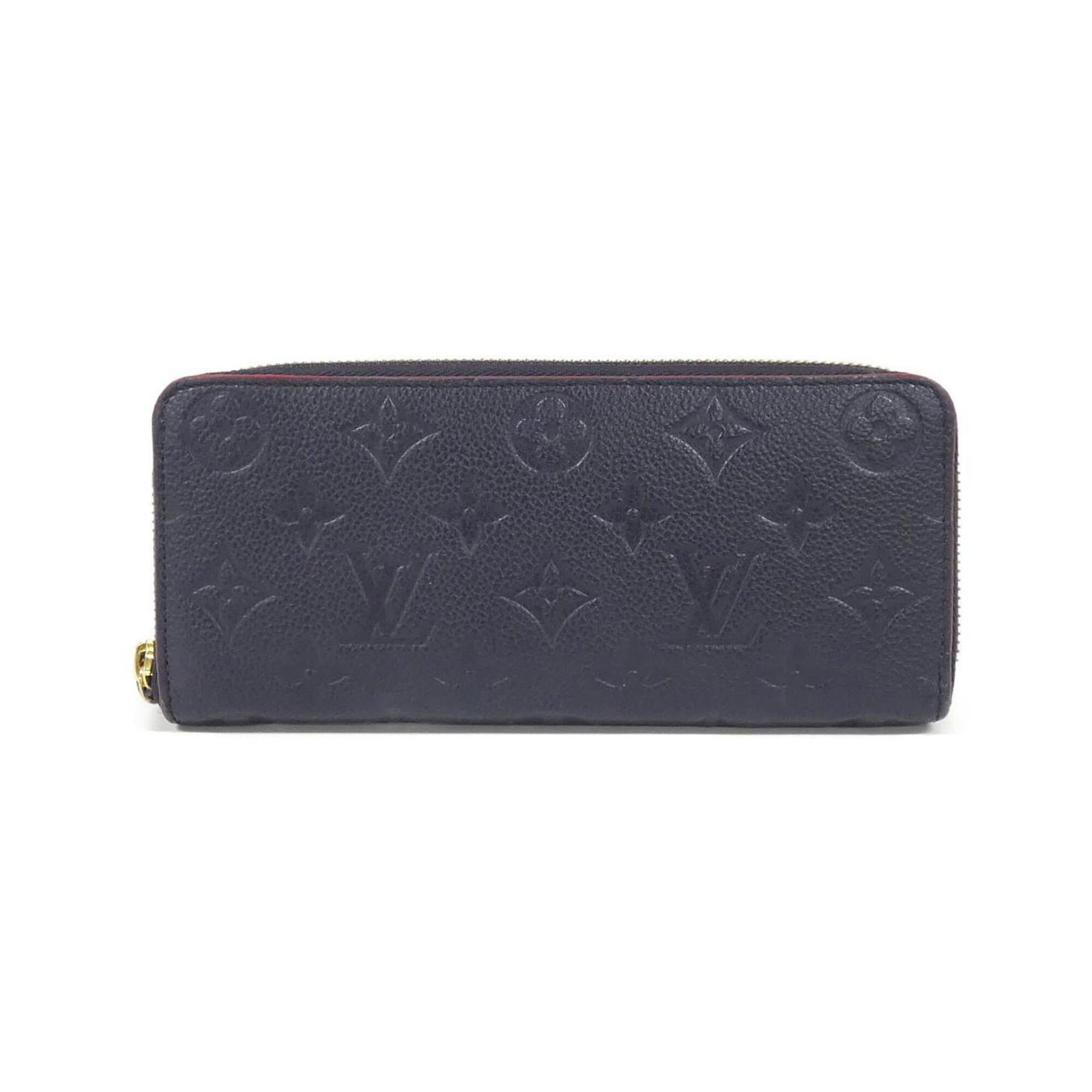 Louis Vuitton Long Wallet (Bi-Fold) Leather: Louis Vuitton Long Wallet (Bi-Fold) Leather Louis Vuitton's bi-fold long wallet features rich marine rouge leather, carefully crafted with precise dimensions and attention to detail. This elegant