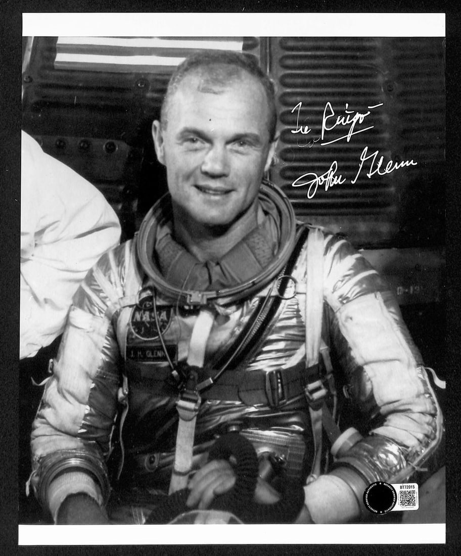 John Glenn Signed/ Autographed 8x10 photo Astronaut/ Senator BAS Beckett 199695 (1 of 2)