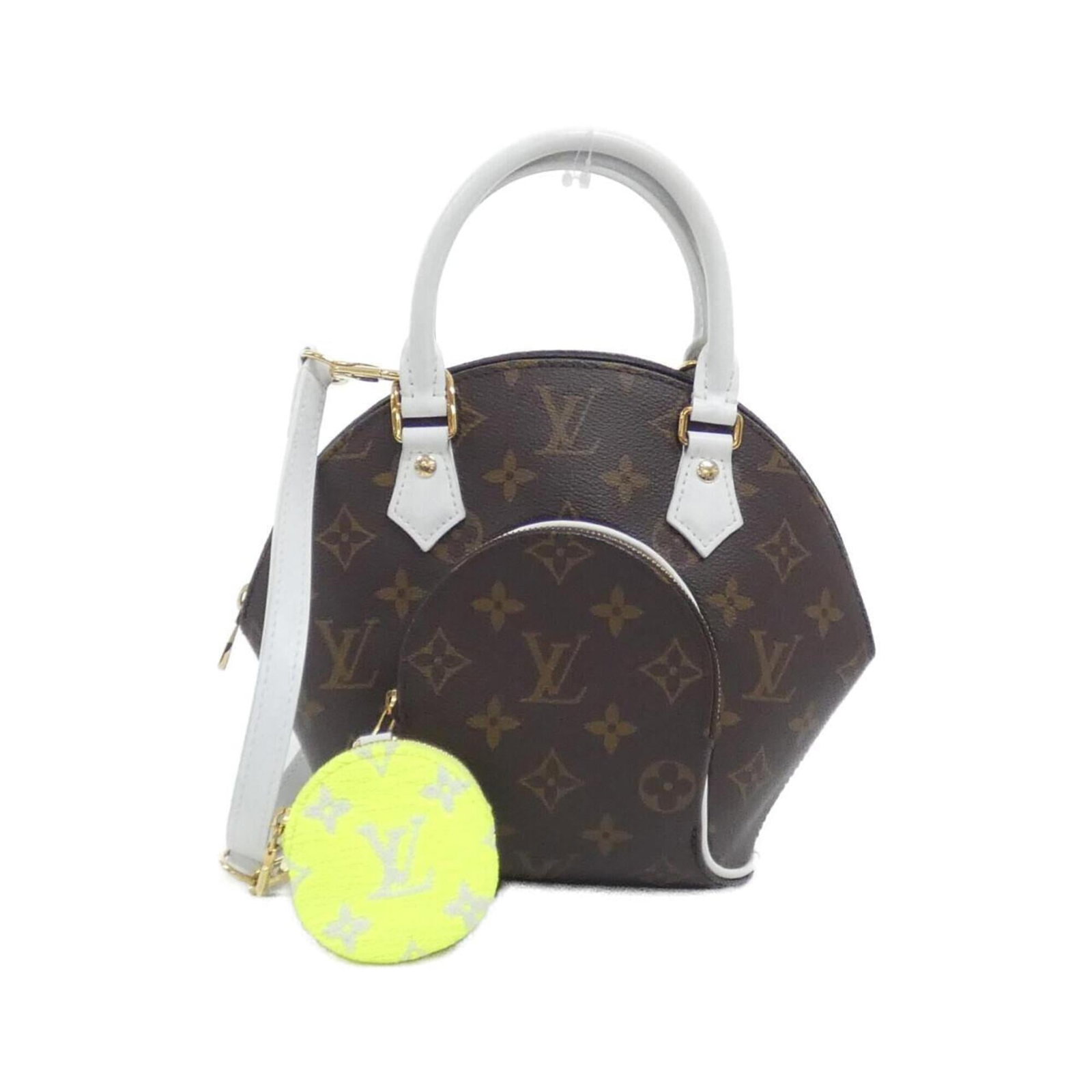 Louis Vuitton Coated Canvas Handbag Pouch: Louis Vuitton Coated Canvas Handbag Pouch Coated canvas construction and iconic Monogram pattern make this Louis Vuitton pouch a stylish accessory. Measuring 19cm x 26cm x 10cm, it's the perfect size