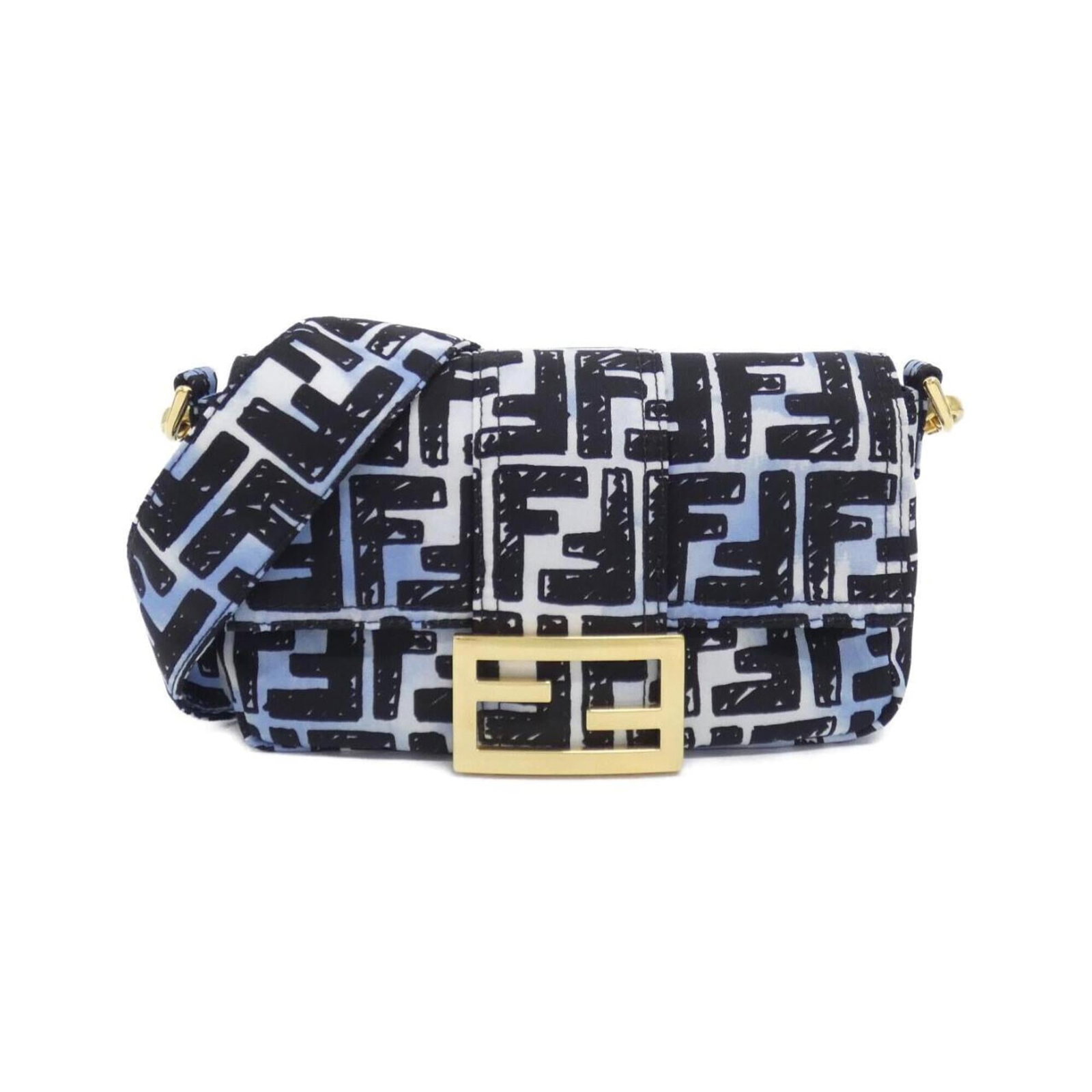 Shoulder Bag Nylon By Fendi: Shoulder Bag Nylon By Fendi Nylon by Fendi, a sleek shoulder bag with clean lines and modern design. Made from high-quality nylon material, its compact size makes it perfect for daily use. Measuring