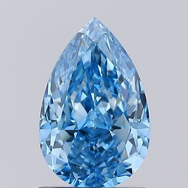 IGI Pear 1.26ct Fancy Vivid Blue VVS2 - Loose Lab Diamond: IGI Pear 1.26ct Fancy Vivid Blue VVS2 - Loose Lab Diamond Item Specifics: Source: This Is A Real Diamond Grown In A Lab Not Mined. Carat: 1.26 Cut: - Color: Fancy Vivid Blue Clarity: VVS2 Polish: EX S