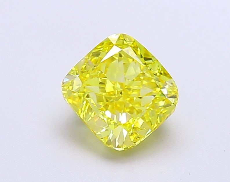 IGI Cushion Modified 1.5ct Fancy Vivid Yellow VVS2 - Loose Lab Diamond: IGI Cushion Modified 1.5ct Fancy Vivid Yellow VVS2 - Loose Lab Diamond Item Specifics: Source: This Is A Real Diamond Grown In A Lab Not Mined. Carat: 1.5 Cut: - Color: Fancy Vivid Yellow Clarity: VVS