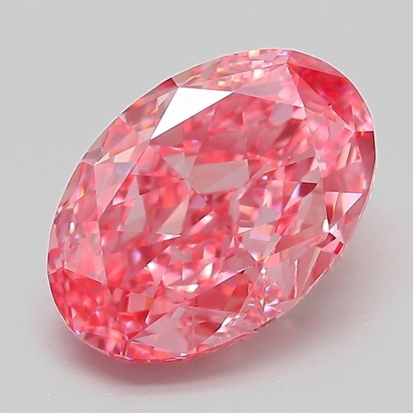 IGI Oval 3.04ct Fancy Vivid Pink VVS2 - Loose Lab Diamond: IGI Oval 3.04ct Fancy Vivid Pink VVS2 - Loose Lab Diamond Item Specifics: Source: This Is A Real Diamond Grown In A Lab Not Mined. Carat: 3.04 Cut: - Color: Fancy Vivid Pink Clarity: VVS2 Polish: EX S