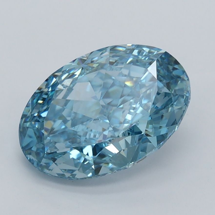 IGI Oval 2.36ct Fancy Vivid Blue VVS2 - Loose Lab Diamond: IGI Oval 2.36ct Fancy Vivid Blue VVS2 - Loose Lab Diamond Item Specifics: Source: This Is A Real Diamond Grown In A Lab Not Mined. Carat: 2.36 Cut: - Color: Fancy Vivid Blue Clarity: VVS2 Polish: EX S
