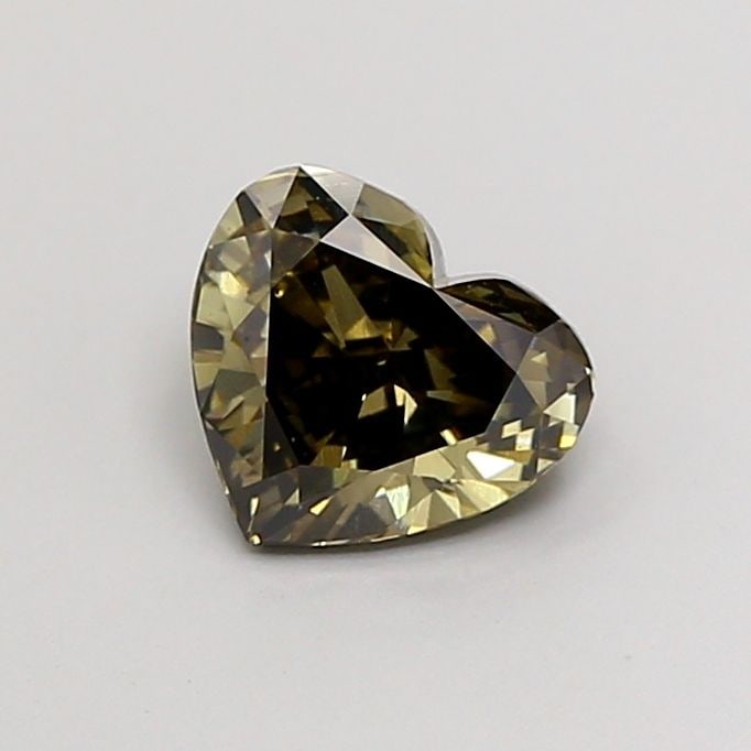 Heart 1.02ct Fancy Greenish Black VVS2 - Loose Lab Diamond: Heart 1.02ct Fancy Greenish Black VVS2 - Loose Lab Diamond Item Specifics: Source: This Is A Real Diamond Grown In A Lab Not Mined. Carat: 1.02 Cut: - Color: Fancy Greenish Black Clarity: VVS2