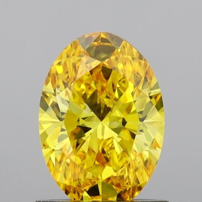 IGI Oval 1.04ct Fancy Vivid Yellow VVS2 - Loose Lab Diamond: IGI Oval 1.04ct Fancy Vivid Yellow VVS2 - Loose Lab Diamond Item Specifics: Source: This Is A Real Diamond Grown In A Lab Not Mined. Carat: 1.04 Cut: - Color: Fancy Vivid Yellow Clarity: VVS2 Polish: 