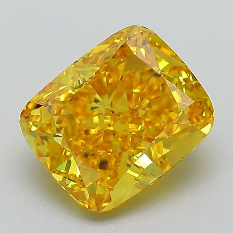 IGI Cushion Modified 2.52ct Fancy Vivid Yellow VVS1 - Loose Lab Diamond: IGI Cushion Modified 2.52ct Fancy Vivid Yellow VVS1 - Loose Lab Diamond Item Specifics: Source: This Is A Real Diamond Grown In A Lab Not Mined. Carat: 2.52 Cut: - Color: Fancy Vivid Yellow Clarity: V