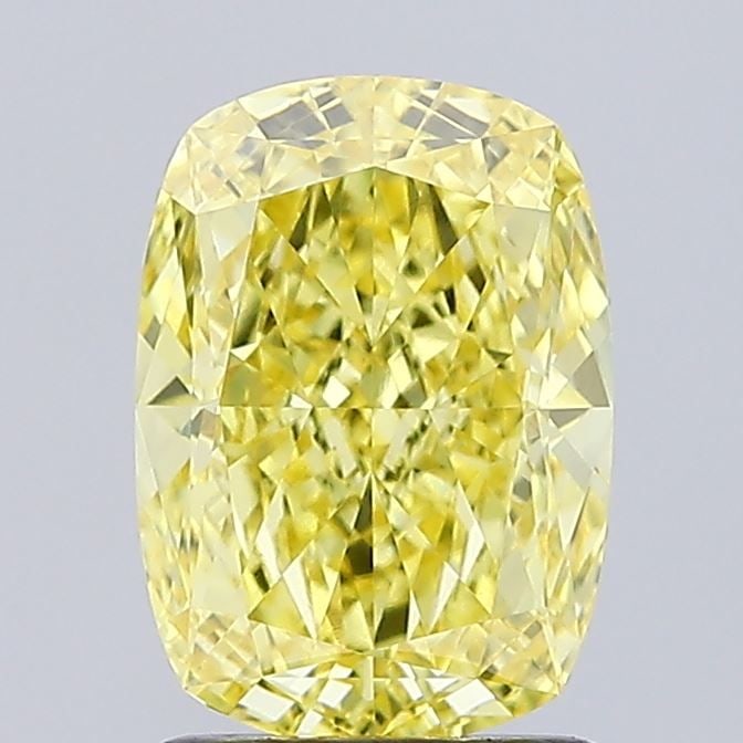 IGI Cushion Modified 1.87ct Fancy Vivid Yellow VVS2 - Loose Lab Diamond: IGI Cushion Modified 1.87ct Fancy Vivid Yellow VVS2 - Loose Lab Diamond Item Specifics: Source: This Is A Real Diamond Grown In A Lab Not Mined. Carat: 1.87 Cut: - Color: Fancy Vivid Yellow Clarity: V