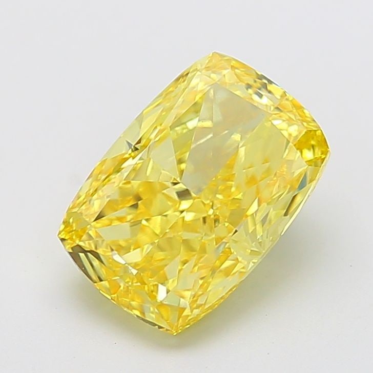 IGI Cushion Modified 4.52ct Fancy Vivid Yellow VVS2 - Loose Lab Diamond: IGI Cushion Modified 4.52ct Fancy Vivid Yellow VVS2 - Loose Lab Diamond Item Specifics: Source: This Is A Real Diamond Grown In A Lab Not Mined. Carat: 4.52 Cut: - Color: Fancy Vivid Yellow Clarity: V