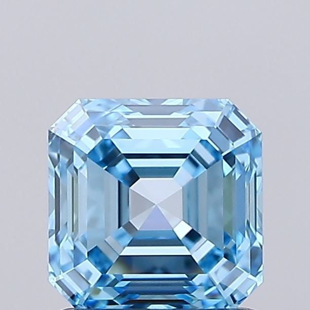 IGI Asscher 1.1ct Fancy Vivid Blue IF - Loose Lab Diamond: IGI Asscher 1.1ct Fancy Vivid Blue IF - Loose Lab Diamond Item Specifics: Source: This Is A Real Diamond Grown In A Lab Not Mined. Carat: 1.1 Cut: - Color: Fancy Vivid Blue Clarity: IF Polish: EX Symm