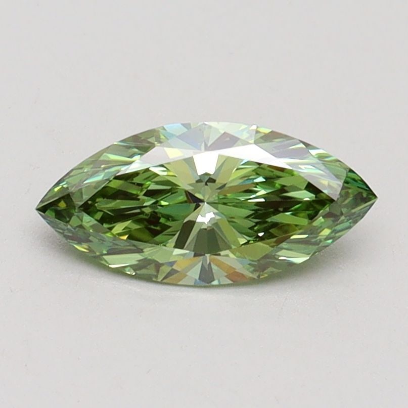 IGI Marquise 0.62ct Fancy Vivid Green VVS2 - Loose Lab Diamond: IGI Marquise 0.62ct Fancy Vivid Green VVS2 - Loose Lab Diamond Item Specifics: Source: This Is A Real Diamond Grown In A Lab Not Mined. Carat: 0.62 Cut: - Color: Fancy Vivid Green Clarity: VVS2
