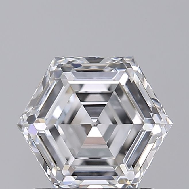 Hexagonal 1.02ct E VVS2 - Loose Lab Diamond: Hexagonal 1.02ct E VVS2 - Loose Lab Diamond Item Specifics: Source: This Is A Real Diamond Grown In A Lab Not Mined. Carat: 1.02 Cut: - Color: E Clarity: VVS2 Polish: EX Symmetry: EX Measurements: 5.9