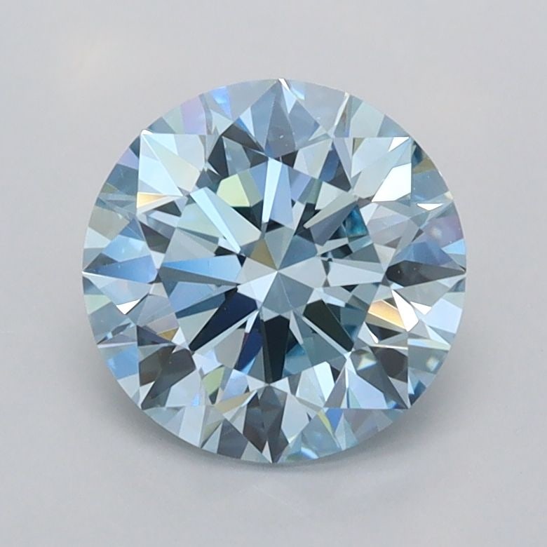 IGI Round 1.53ct Fancy Vivid Blue VVS2 - Ideal Loose Lab Diamond: IGI Round 1.53ct Fancy Vivid Blue VVS2 - Ideal Loose Lab Diamond Item Specifics: Source: This Is A Real Diamond Grown In A Lab Not Mined. Carat: 1.53 Cut: ID Color: Fancy Vivid Blue Clarity: VVS2 Poli