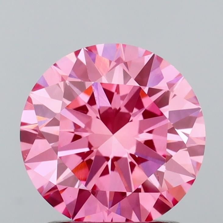 IGI Round 1.43ct Fancy Vivid Pink VVS2 - Loose Lab Diamond: IGI Round 1.43ct Fancy Vivid Pink VVS2 - Loose Lab Diamond Item Specifics: Source: This Is A Real Diamond Grown In A Lab Not Mined. Carat: 1.43 Cut: EX Color: Fancy Vivid Pink Clarity: VVS2 Polish: EX