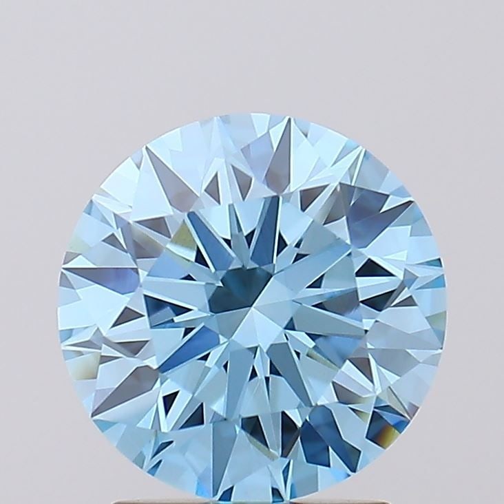 IGI Round 2.03ct Fancy Vivid Blue VVS2 - Ideal Loose Lab Diamond: IGI Round 2.03ct Fancy Vivid Blue VVS2 - Ideal Loose Lab Diamond Item Specifics: Source: This Is A Real Diamond Grown In A Lab Not Mined. Carat: 2.03 Cut: ID Color: Fancy Vivid Blue Clarity: VVS2 Poli