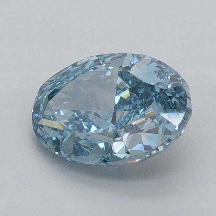 IGI Oval 1.07ct Fancy Vivid Blue VVS2 - Loose Lab Diamond: IGI Oval 1.07ct Fancy Vivid Blue VVS2 - Loose Lab Diamond Item Specifics: Source: This Is A Real Diamond Grown In A Lab Not Mined. Carat: 1.07 Cut: - Color: Fancy Vivid Blue Clarity: VVS2 Polish: EX S