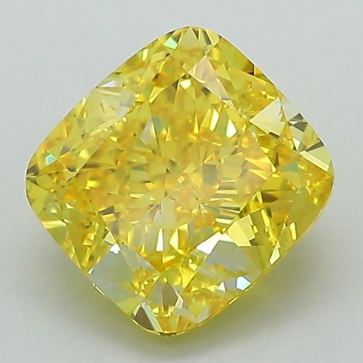 IGI Cushion Modified 2.41ct Fancy Vivid Yellow VVS1 - Loose Lab Diamond: IGI Cushion Modified 2.41ct Fancy Vivid Yellow VVS1 - Loose Lab Diamond Item Specifics: Source: This Is A Real Diamond Grown In A Lab Not Mined. Carat: 2.41 Cut: - Color: Fancy Vivid Yellow Clarity: V