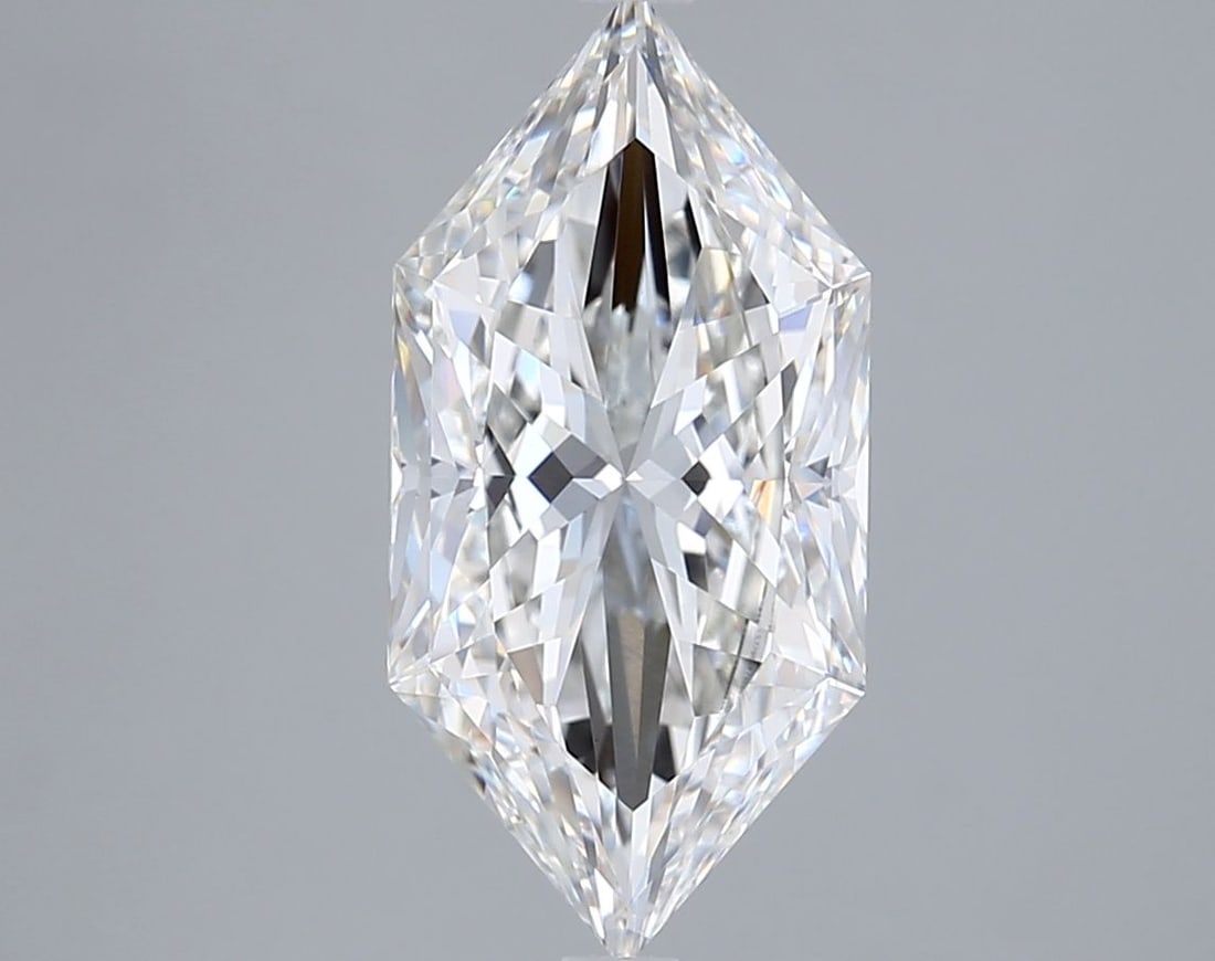 IGI Hexagonal 3.87ct F VVS2 - Loose Lab Diamond: IGI Hexagonal 3.87ct F VVS2 - Loose Lab Diamond Item Specifics: Source: This Is A Real Diamond Grown In A Lab Not Mined. Carat: 3.87 Cut: - Color: F Clarity: VVS2 Polish: EX Symmetry: EX Measurements: