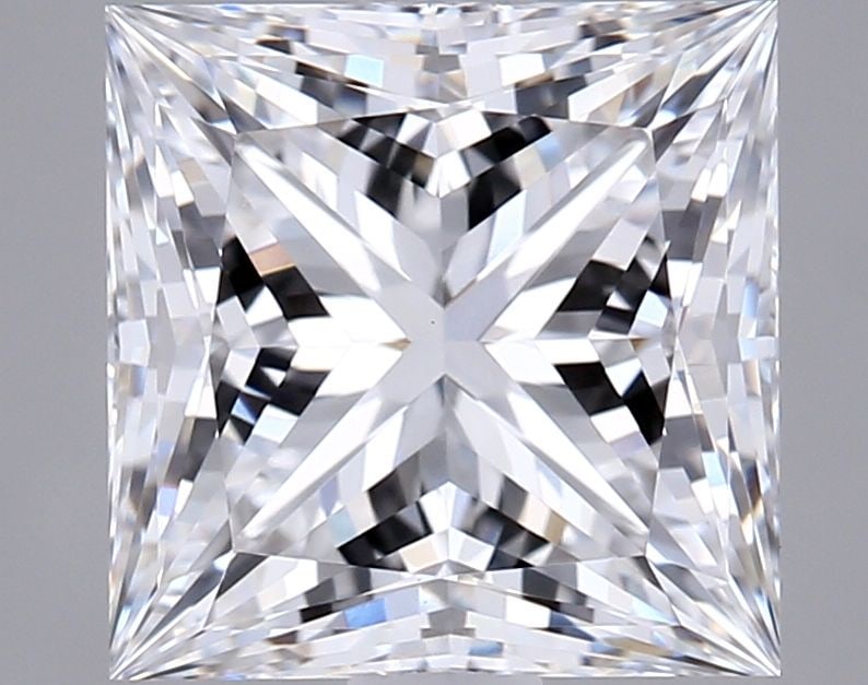 GIA Princess 2.5ct E VVS2 - Loose Lab Diamond: GIA Princess 2.5ct E VVS2 - Loose Lab Diamond Item Specifics: Source: This Is A Real Diamond Grown In A Lab Not Mined. Carat: 2.5 Cut: - Color: E Clarity: VVS2 Polish: EX Symmetry: EX Measurements: 7.