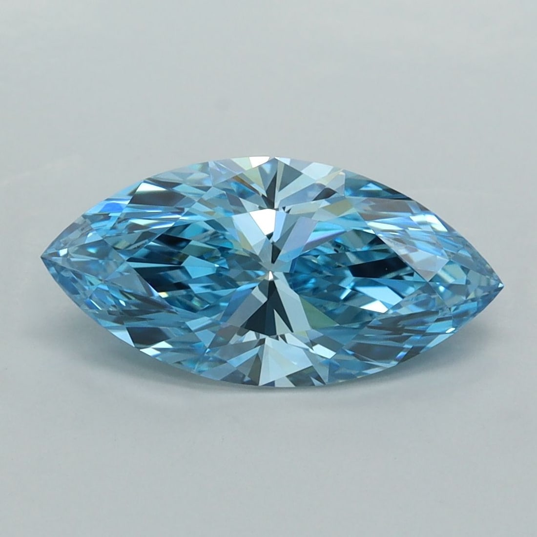 IGI Marquise 2.04ct Fancy Vivid Blue VVS2 - Loose Lab Diamond: IGI Marquise 2.04ct Fancy Vivid Blue VVS2 - Loose Lab Diamond Item Specifics: Source: This Is A Real Diamond Grown In A Lab Not Mined. Carat: 2.04 Cut: - Color: Fancy Vivid Blue Clarity: VVS2 Polish: 