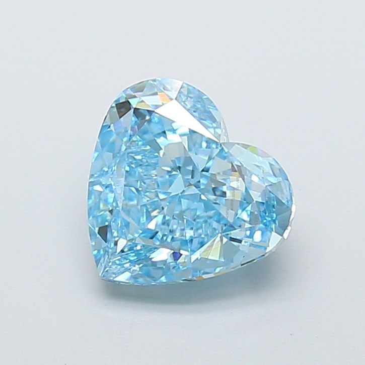 IGI Heart 4.1ct Fancy Vivid Blue VVS2 - Loose Lab Diamond: IGI Heart 4.1ct Fancy Vivid Blue VVS2 - Loose Lab Diamond Item Specifics: Source: This Is A Real Diamond Grown In A Lab Not Mined. Carat: 4.1 Cut: - Color: Fancy Vivid Blue Clarity: VVS2 Polish: EX Sy