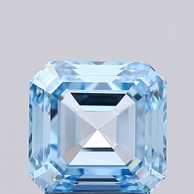 IGI Asscher 1.5ct Fancy Vivid Blue VVS2 - Loose Lab Diamond: IGI Asscher 1.5ct Fancy Vivid Blue VVS2 - Loose Lab Diamond Item Specifics: Source: This Is A Real Diamond Grown In A Lab Not Mined. Carat: 1.5 Cut: - Color: Fancy Vivid Blue Clarity: VVS2 Polish: EX 