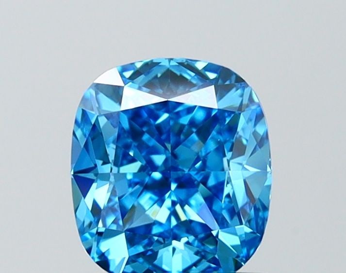 IGI Cushion Modified 1.51ct Fancy Vivid Blue VVS1 - Loose Lab Diamond: IGI Cushion Modified 1.51ct Fancy Vivid Blue VVS1 - Loose Lab Diamond Item Specifics: Source: This Is A Real Diamond Grown In A Lab Not Mined. Carat: 1.51 Cut: - Color: Fancy Vivid Blue Clarity: VVS1 