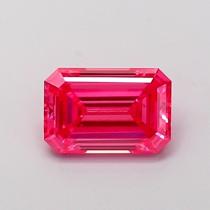 IGI Emerald 1.18ct Fancy Vivid Pink VVS2 - Loose Lab Diamond: IGI Emerald 1.18ct Fancy Vivid Pink VVS2 - Loose Lab Diamond Item Specifics: Source: This Is A Real Diamond Grown In A Lab Not Mined. Carat: 1.18 Cut: - Color: Fancy Vivid Pink Clarity: VVS2 Polish: V