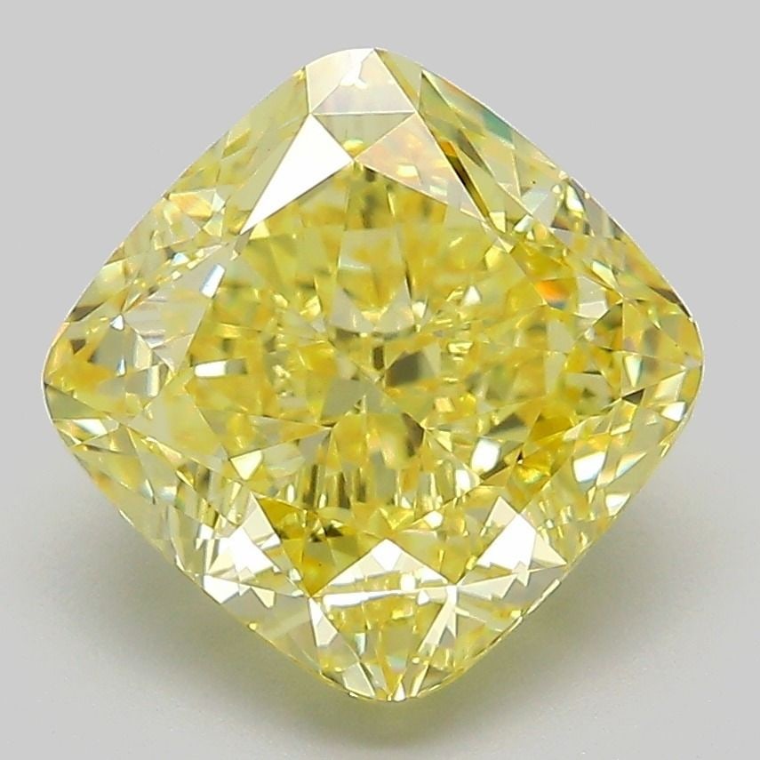 IGI Cushion Modified 4.06ct Fancy Intense Yellow VVS2 - Loose Lab Diamond: IGI Cushion Modified 4.06ct Fancy Intense Yellow VVS2 - Loose Lab Diamond Item Specifics: Source: This Is A Real Diamond Grown In A Lab Not Mined. Carat: 4.06 Cut: - Color: Fancy Intense Yellow Clarit