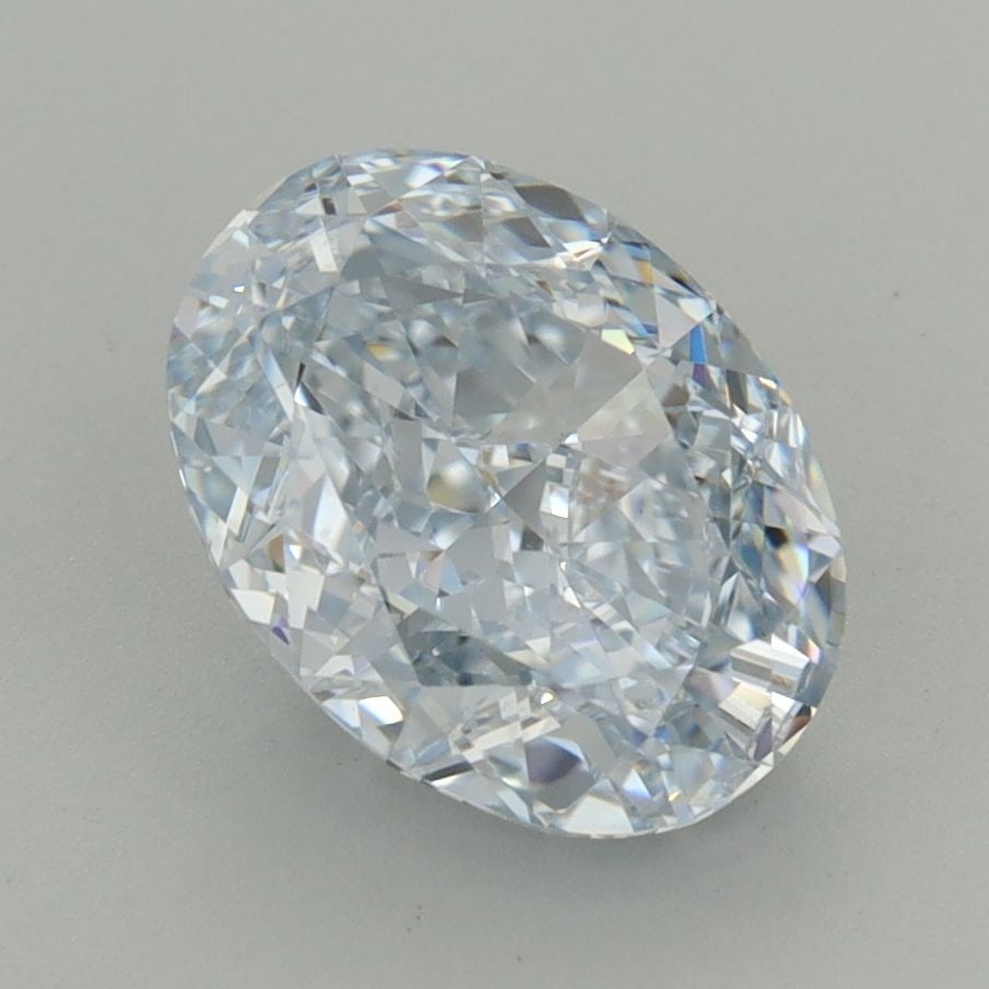 IGI Oval 2.63ct Fancy Light Blue VVS1 - Loose Lab Diamond: IGI Oval 2.63ct Fancy Light Blue VVS1 - Loose Lab Diamond Item Specifics: Source: This Is A Real Diamond Grown In A Lab Not Mined. Carat: 2.63 Cut: - Color: Fancy Light Blue Clarity: VVS1 Polish: EX S
