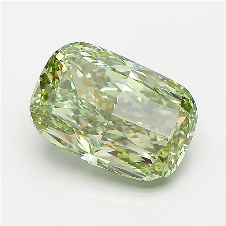 IGI Cushion Modified 3.28ct Fancy Vivid Green VVS2 - Loose Lab Diamond: IGI Cushion Modified 3.28ct Fancy Vivid Green VVS2 - Loose Lab Diamond Item Specifics: Source: This Is A Real Diamond Grown In A Lab Not Mined. Carat: 3.28 Cut: - Color: Fancy Vivid Green Clarity: VVS