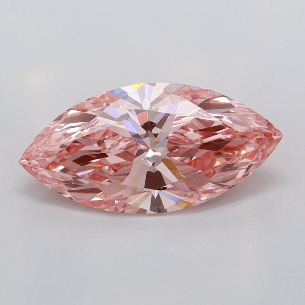 IGI Marquise 1.52ct Fancy Vivid Pink VVS2 - Loose Lab Diamond: IGI Marquise 1.52ct Fancy Vivid Pink VVS2 - Loose Lab Diamond Item Specifics: Source: This Is A Real Diamond Grown In A Lab Not Mined. Carat: 1.52 Cut: - Color: Fancy Vivid Pink Clarity: VVS2 Polish: 