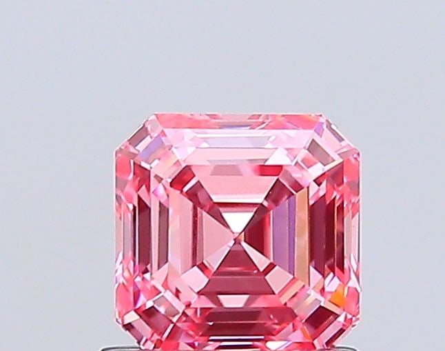 IGI Asscher 1.06ct Fancy Vivid Pink VVS2 - Loose Lab Diamond: IGI Asscher 1.06ct Fancy Vivid Pink VVS2 - Loose Lab Diamond Item Specifics: Source: This Is A Real Diamond Grown In A Lab Not Mined. Carat: 1.06 Cut: - Color: Fancy Vivid Pink Clarity: VVS2 Polish: V
