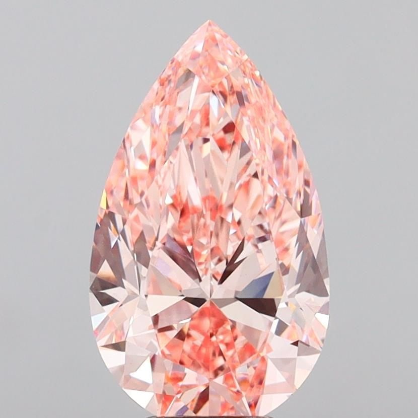 IGI Pear 6.23ct Fancy Vivid Pink VVS2 - Loose Lab Diamond: IGI Pear 6.23ct Fancy Vivid Pink VVS2 - Loose Lab Diamond Item Specifics: Source: This Is A Real Diamond Grown In A Lab Not Mined. Carat: 6.23 Cut: - Color: Fancy Vivid Pink Clarity: VVS2 Polish: EX S