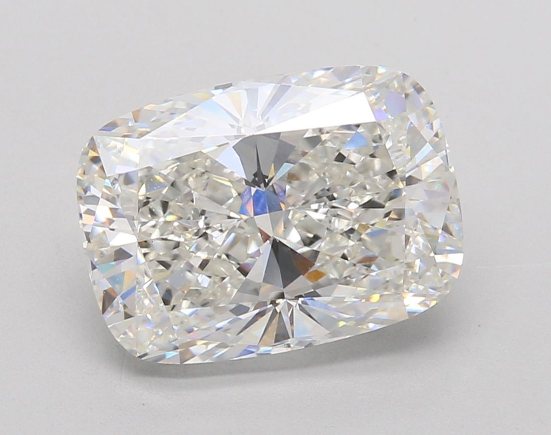 IGI Cushion Modified 5.57ct F VVS2 - Loose Lab Diamond: IGI Cushion Modified 5.57ct F VVS2 - Loose Lab Diamond Item Specifics: Source: This Is A Real Diamond Grown In A Lab Not Mined. Carat: 5.57 Cut: - Color: F Clarity: VVS2 Polish: EX Symmetry: EX Measur