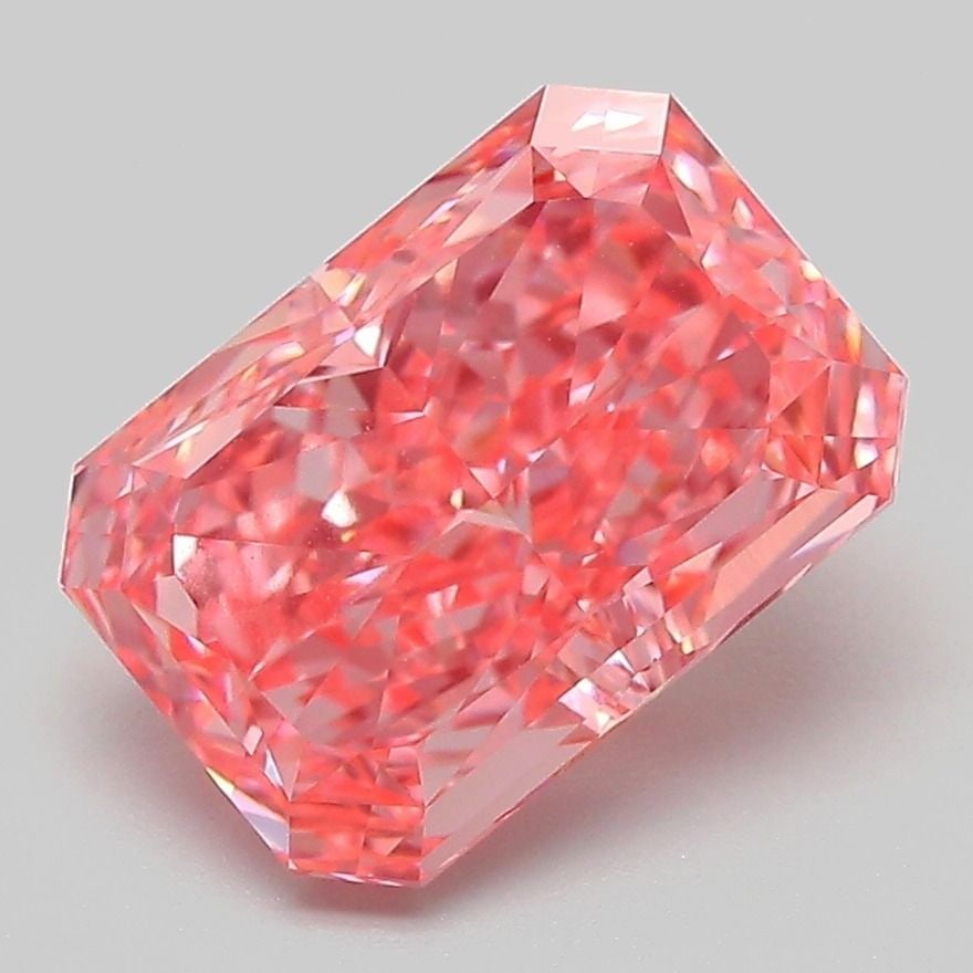 IGI Radiant 3.11ct Fancy Vivid Pink VVS2 - Loose Lab Diamond: IGI Radiant 3.11ct Fancy Vivid Pink VVS2 - Loose Lab Diamond Item Specifics: Source: This Is A Real Diamond Grown In A Lab Not Mined. Carat: 3.11 Cut: - Color: Fancy Vivid Pink Clarity: VVS2 Polish: E