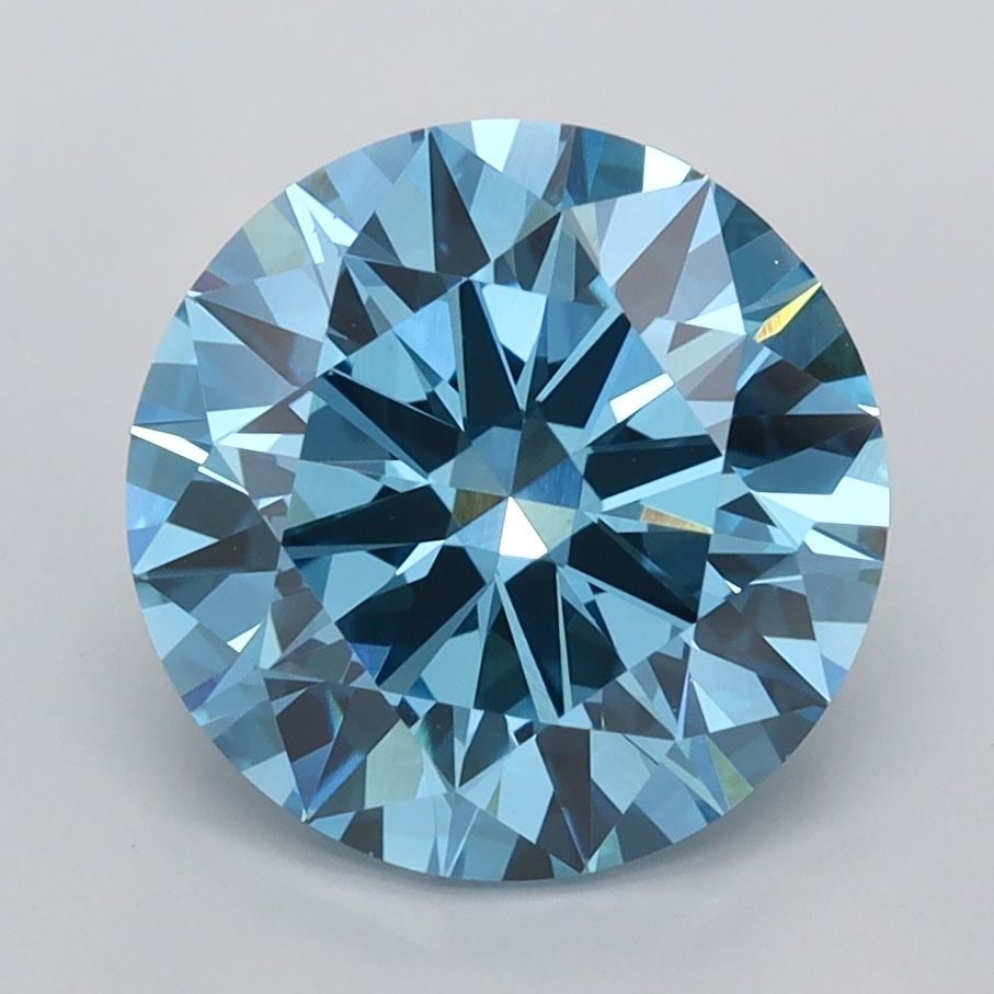 IGI Round 3.0ct Fancy Vivid Blue VVS2 - Ideal Loose Lab Diamond: IGI Round 3.0ct Fancy Vivid Blue VVS2 - Ideal Loose Lab Diamond Item Specifics: Source: This Is A Real Diamond Grown In A Lab Not Mined. Carat: 3.0 Cut: ID Color: Fancy Vivid Blue Clarity: VVS2 Polish