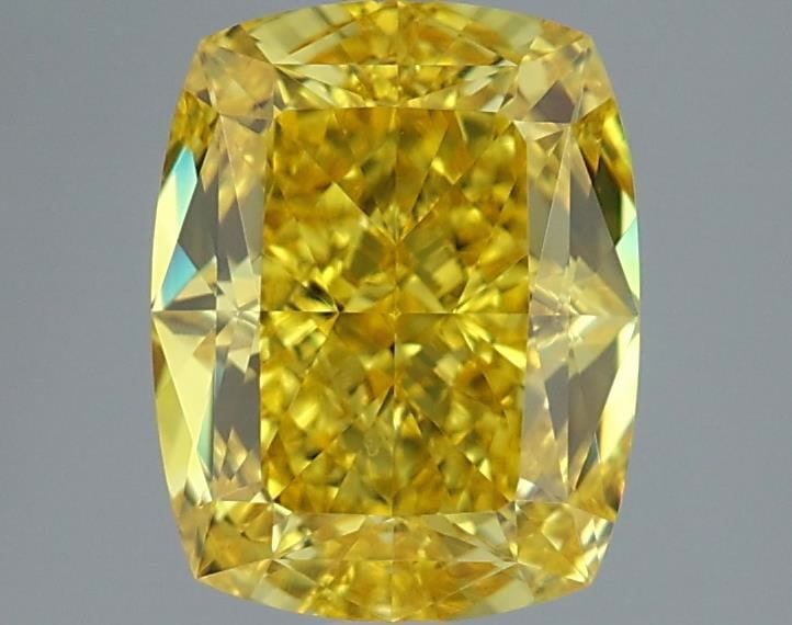 IGI Cushion Modified 2.09ct Fancy Vivid Yellow VVS2 - Loose Lab Diamond: IGI Cushion Modified 2.09ct Fancy Vivid Yellow VVS2 - Loose Lab Diamond Item Specifics: Source: This Is A Real Diamond Grown In A Lab Not Mined. Carat: 2.09 Cut: - Color: Fancy Vivid Yellow Clarity: V
