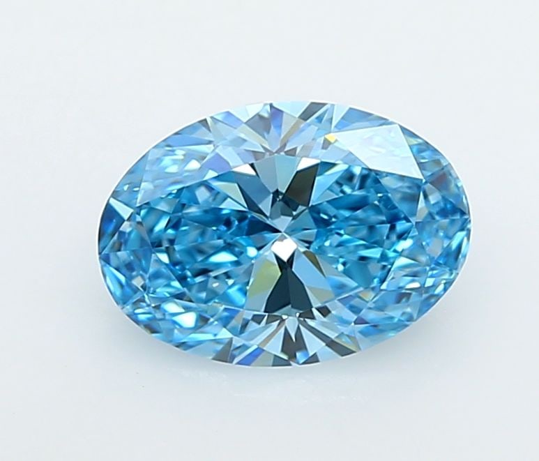 IGI Oval 1.55ct Fancy Vivid Blue VVS1 - Loose Lab Diamond: IGI Oval 1.55ct Fancy Vivid Blue VVS1 - Loose Lab Diamond Item Specifics: Source: This Is A Real Diamond Grown In A Lab Not Mined. Carat: 1.55 Cut: - Color: Fancy Vivid Blue Clarity: VVS1 Polish: EX S