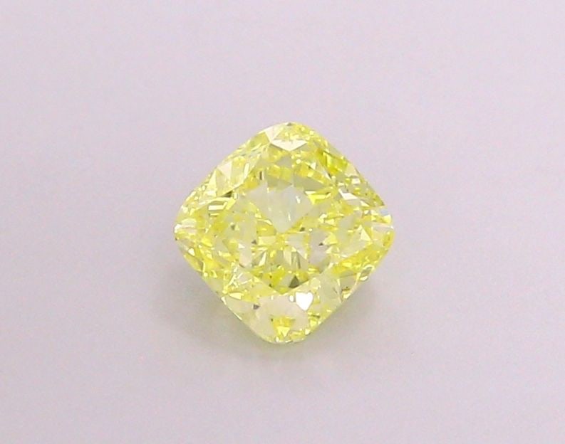 IGI Cushion Modified 1.01ct Fancy Vivid Yellow VVS2 - Loose Lab Diamond: IGI Cushion Modified 1.01ct Fancy Vivid Yellow VVS2 - Loose Lab Diamond Item Specifics: Source: This Is A Real Diamond Grown In A Lab Not Mined. Carat: 1.01 Cut: - Color: Fancy Vivid Yellow Clarity: V