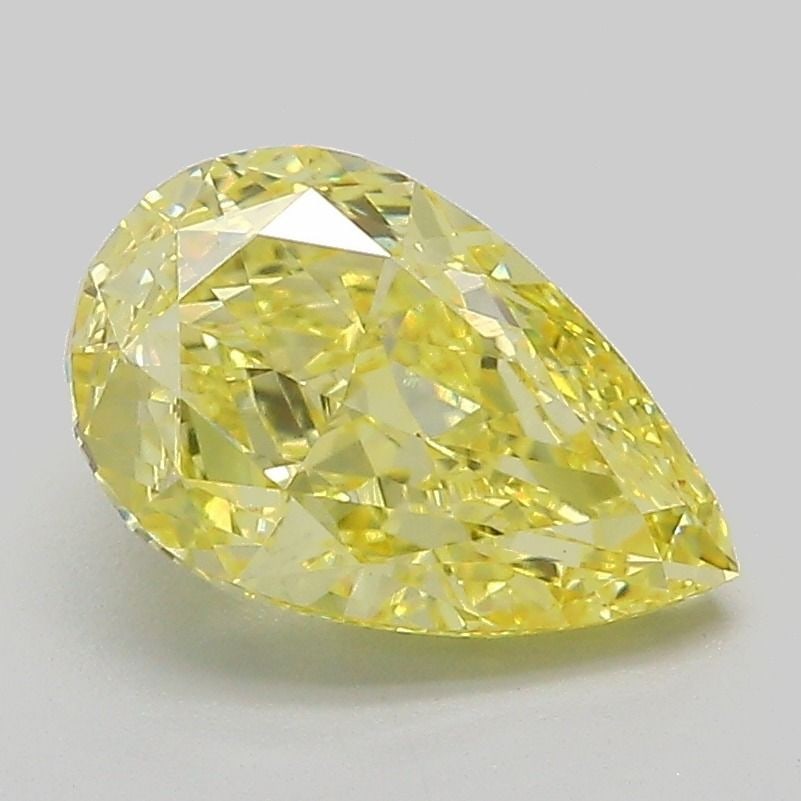 IGI Pear 2.09ct Fancy Vivid Yellow VVS2 - Loose Lab Diamond: IGI Pear 2.09ct Fancy Vivid Yellow VVS2 - Loose Lab Diamond Item Specifics: Source: This Is A Real Diamond Grown In A Lab Not Mined. Carat: 2.09 Cut: - Color: Fancy Vivid Yellow Clarity: VVS2 Polish: 