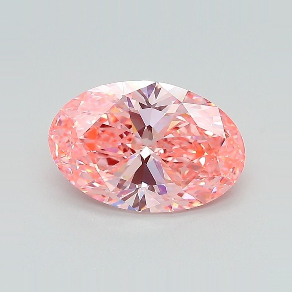 IGI Oval 2.08ct Fancy Vivid Pink VVS2 - Loose Lab Diamond: IGI Oval 2.08ct Fancy Vivid Pink VVS2 - Loose Lab Diamond Item Specifics: Source: This Is A Real Diamond Grown In A Lab Not Mined. Carat: 2.08 Cut: - Color: Fancy Vivid Pink Clarity: VVS2 Polish: EX S