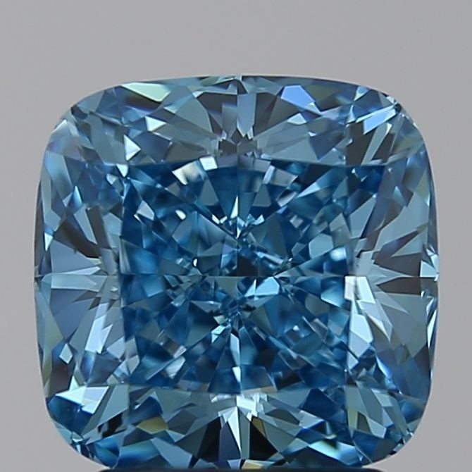 Cushion Brilliant 2.5ct Blue VVS1 - Loose Lab Diamond: Cushion Brilliant 2.5ct Blue VVS1 - Loose Lab Diamond Item Specifics: Source: This Is A Real Diamond Grown In A Lab Not Mined. Carat: 2.5 Cut: - Color: Blue Clarity: VVS1 Polish: EX Symmetry: EX Measu
