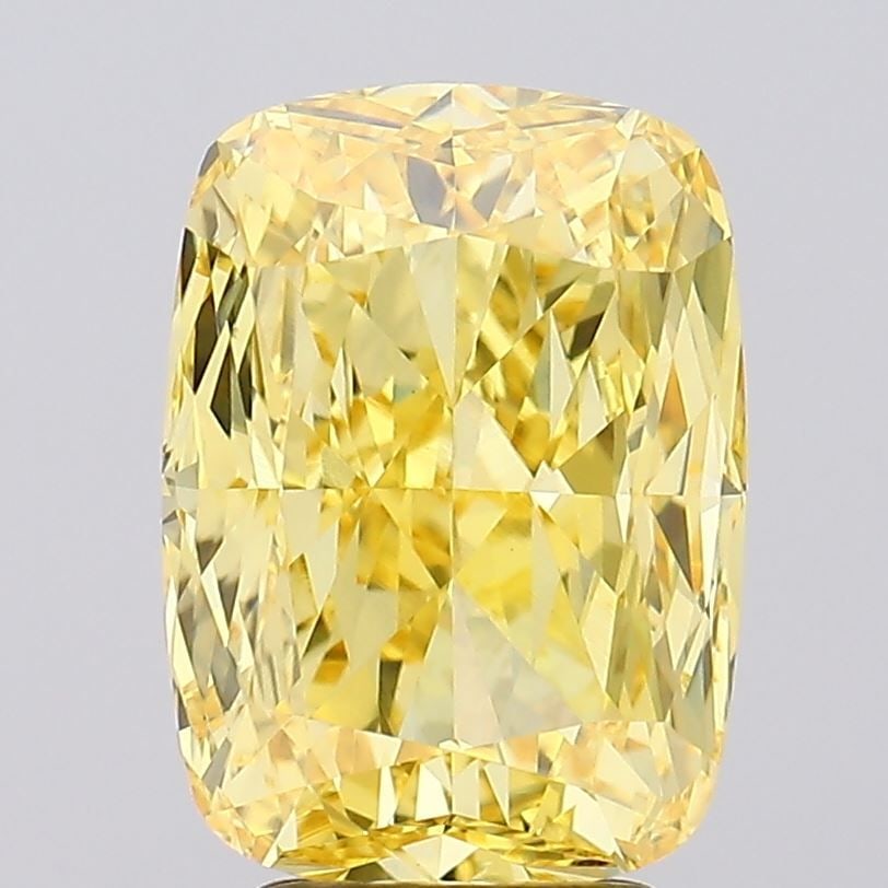 IGI Cushion Modified 4.01ct Fancy Vivid Yellow VVS2 - Loose Lab Diamond: IGI Cushion Modified 4.01ct Fancy Vivid Yellow VVS2 - Loose Lab Diamond Item Specifics: Source: This Is A Real Diamond Grown In A Lab Not Mined. Carat: 4.01 Cut: - Color: Fancy Vivid Yellow Clarity: V