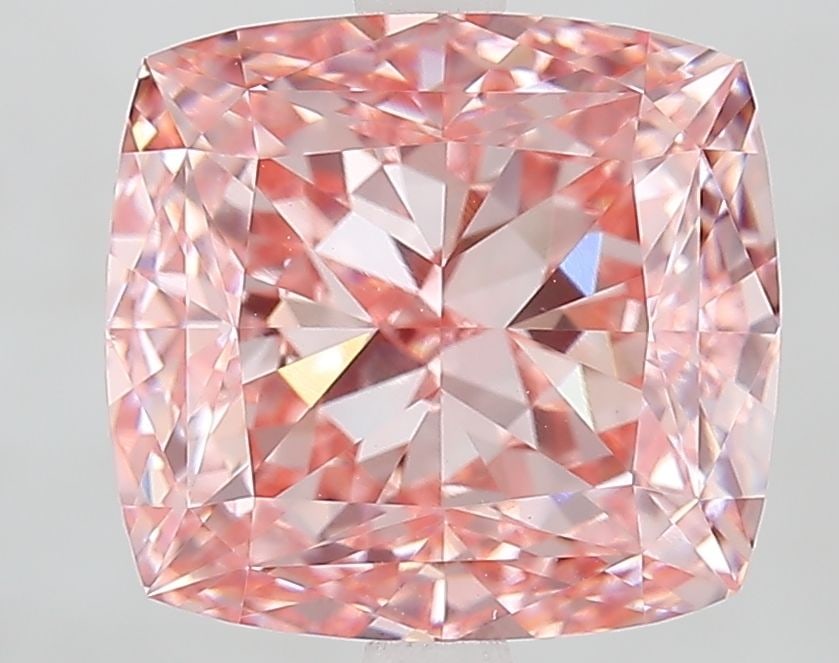 IGI Cushion Modified 5.52ct Fancy Vivid Pink VVS2 - Loose Lab Diamond: IGI Cushion Modified 5.52ct Fancy Vivid Pink VVS2 - Loose Lab Diamond Item Specifics: Source: This Is A Real Diamond Grown In A Lab Not Mined. Carat: 5.52 Cut: - Color: Fancy Vivid Pink Clarity: VVS2 