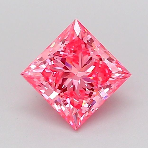 IGI Princess 1.04ct Fancy Vivid Pink VVS2 - Loose Lab Diamond: IGI Princess 1.04ct Fancy Vivid Pink VVS2 - Loose Lab Diamond Item Specifics: Source: This Is A Real Diamond Grown In A Lab Not Mined. Carat: 1.04 Cut: - Color: Fancy Vivid Pink Clarity: VVS2 Polish: 
