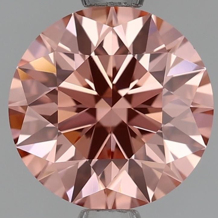 Round 1.54ct Fancy Orangey Pink VVS2 - Loose Lab Diamond: Round 1.54ct Fancy Orangey Pink VVS2 - Loose Lab Diamond Item Specifics: Source: This Is A Real Diamond Grown In A Lab Not Mined. Carat: 1.54 Cut: EX Color: Fancy Orangey Pink Clarity: VVS2 Polish: VG