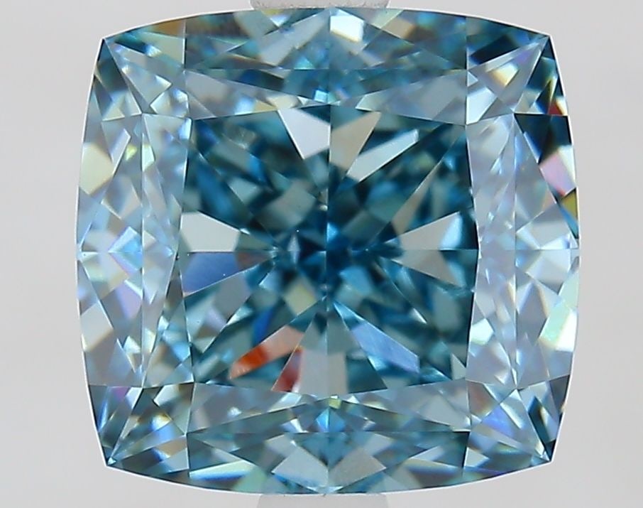 IGI Cushion Modified 3.08ct Fancy Vivid Blue VVS1 - Loose Lab Diamond: IGI Cushion Modified 3.08ct Fancy Vivid Blue VVS1 - Loose Lab Diamond Item Specifics: Source: This Is A Real Diamond Grown In A Lab Not Mined. Carat: 3.08 Cut: - Color: Fancy Vivid Blue Clarity: VVS1 